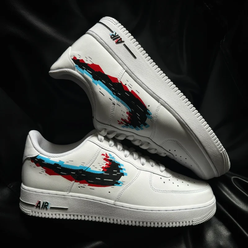Glitch Air Force 1 Custom - Image 5