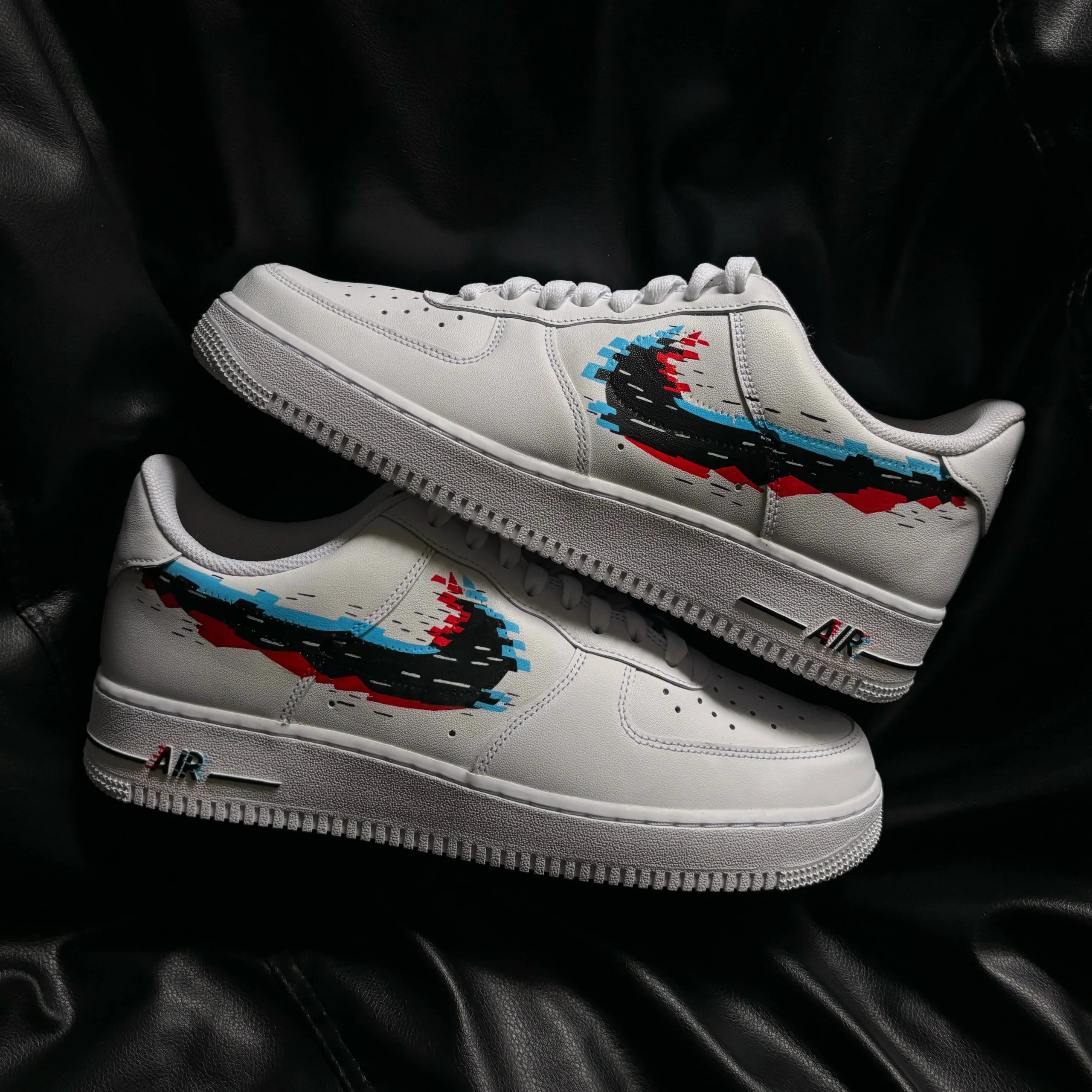 Glitch Air Force 1 Custom