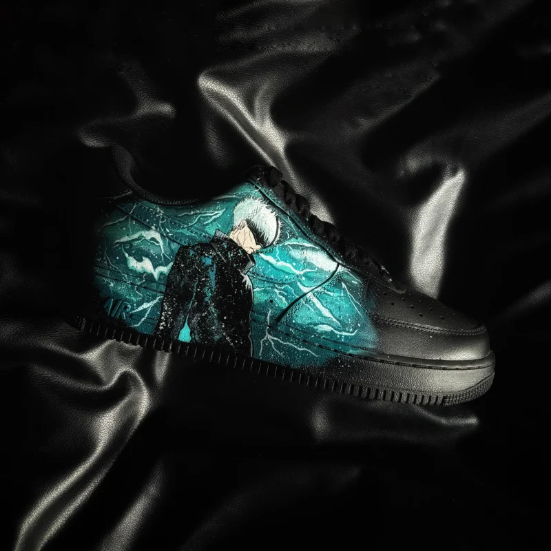 Gojo Jujutsu Kaisen Air Force 1 Custom - Image 3