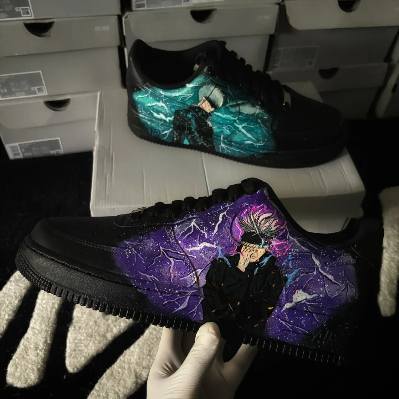 Gojo Jujutsu Kaisen Air Force 1 Custom - Image 4