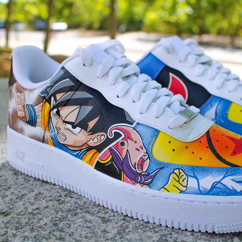 Goku Blue Ligthing Air Force 1 Custom