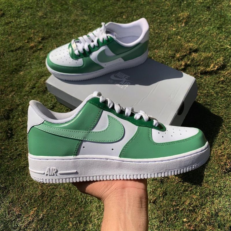 Green Air Force 1 Custom - Image 2
