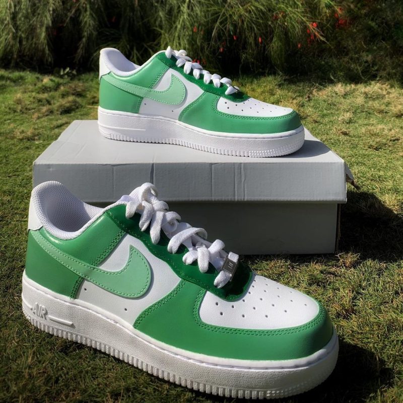 Green Air Force 1 Custom - Image 3