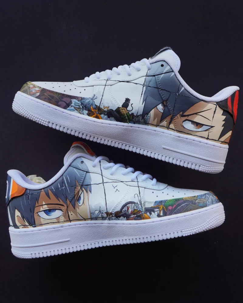 Haikyuu - Battle of the Garbage Dump Air Force 1 Custom - Image 2