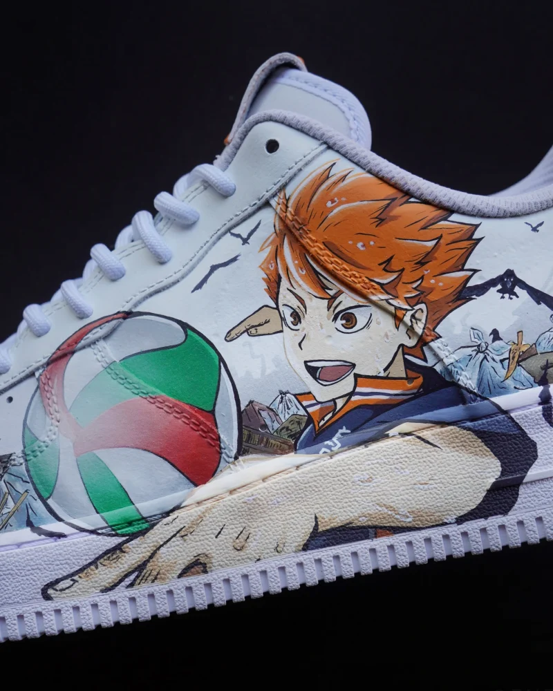 Haikyuu - Battle of the Garbage Dump Air Force 1 Custom - Image 3