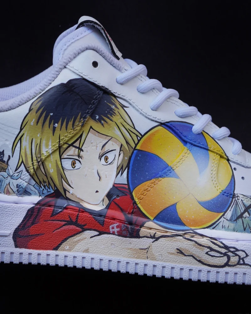 Haikyuu - Battle of the Garbage Dump Air Force 1 Custom - Image 4