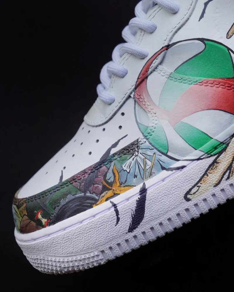 Haikyuu - Battle of the Garbage Dump Air Force 1 Custom - Image 7