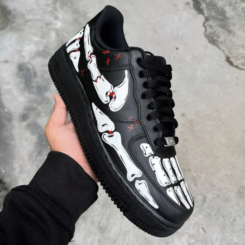 Halloween Bone Air Force 1 Custom - Image 2