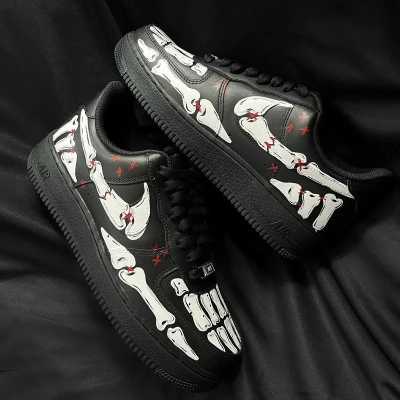 Halloween Bone Air Force 1 Custom