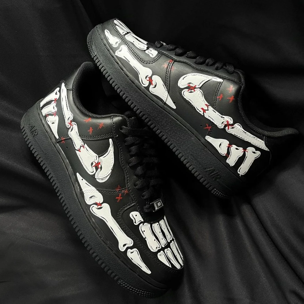 Halloween Bone Air Force 1 Custom