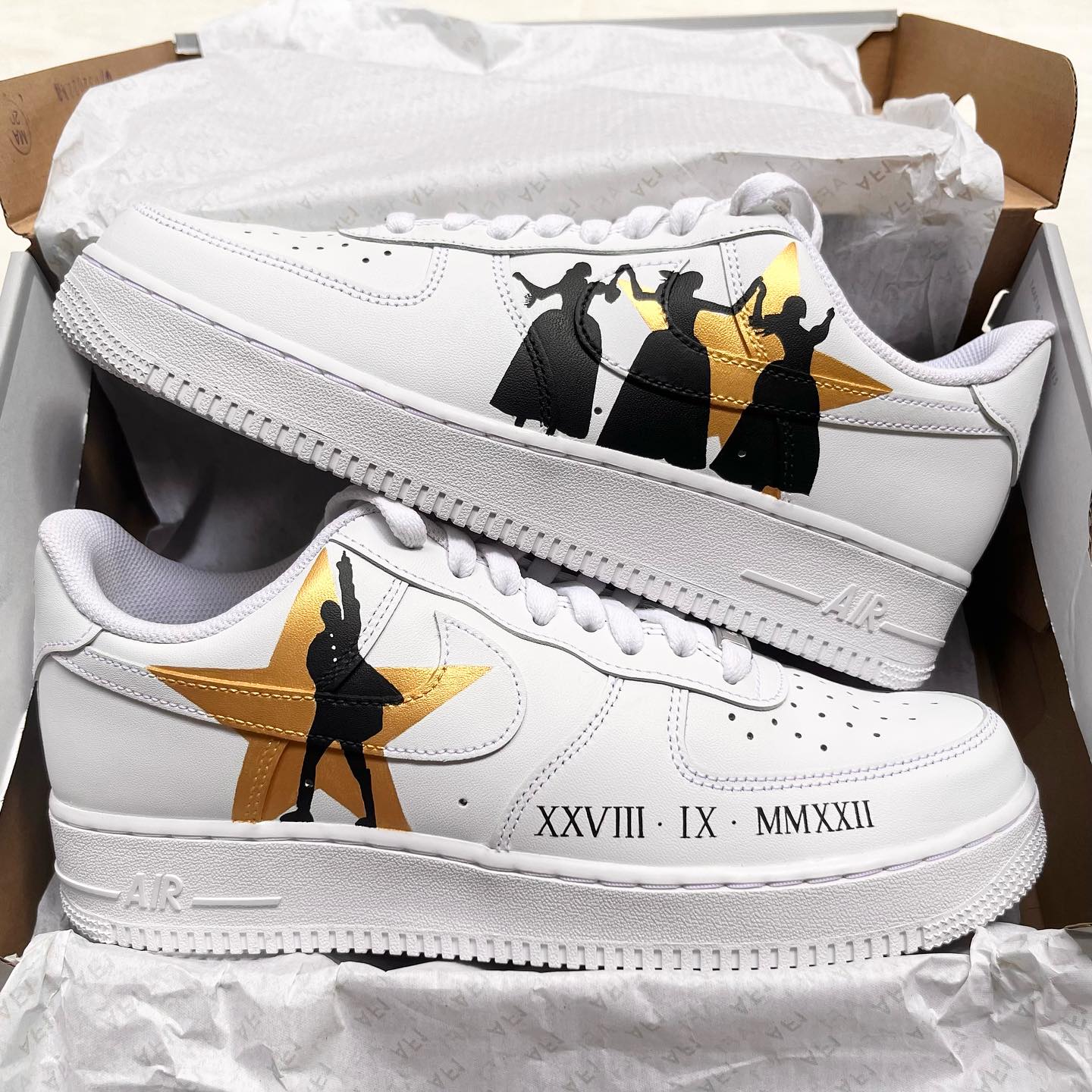 Hamilton Satisfied Air Force 1 Custom