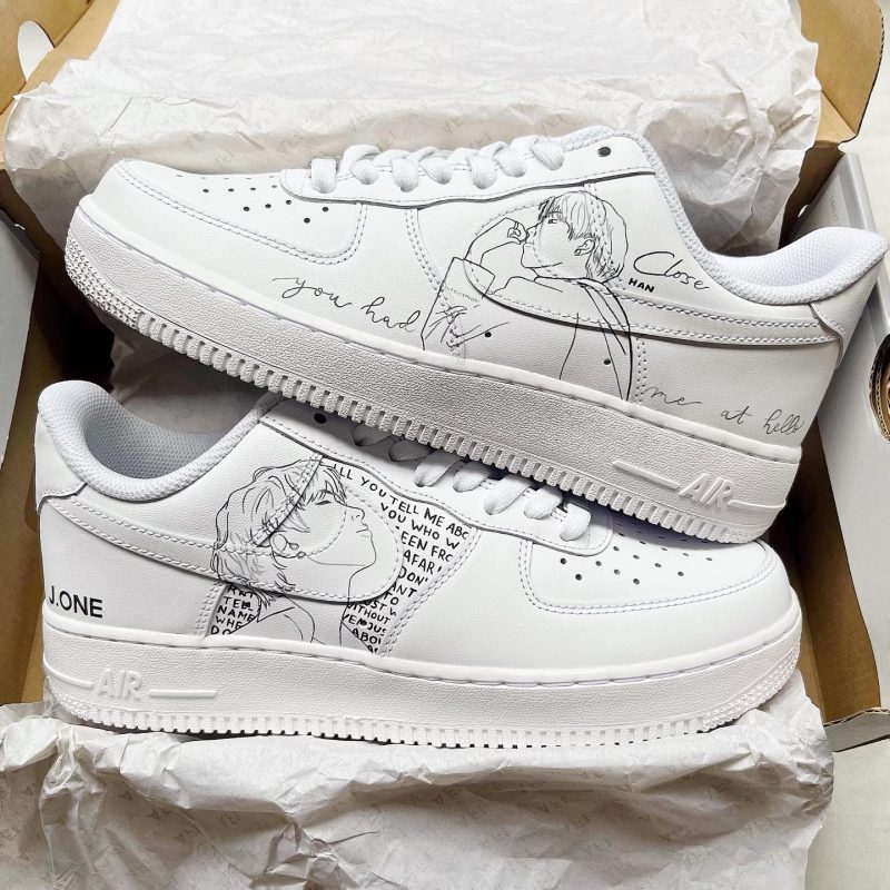 Han Ji Sung Air Force 1 Custom