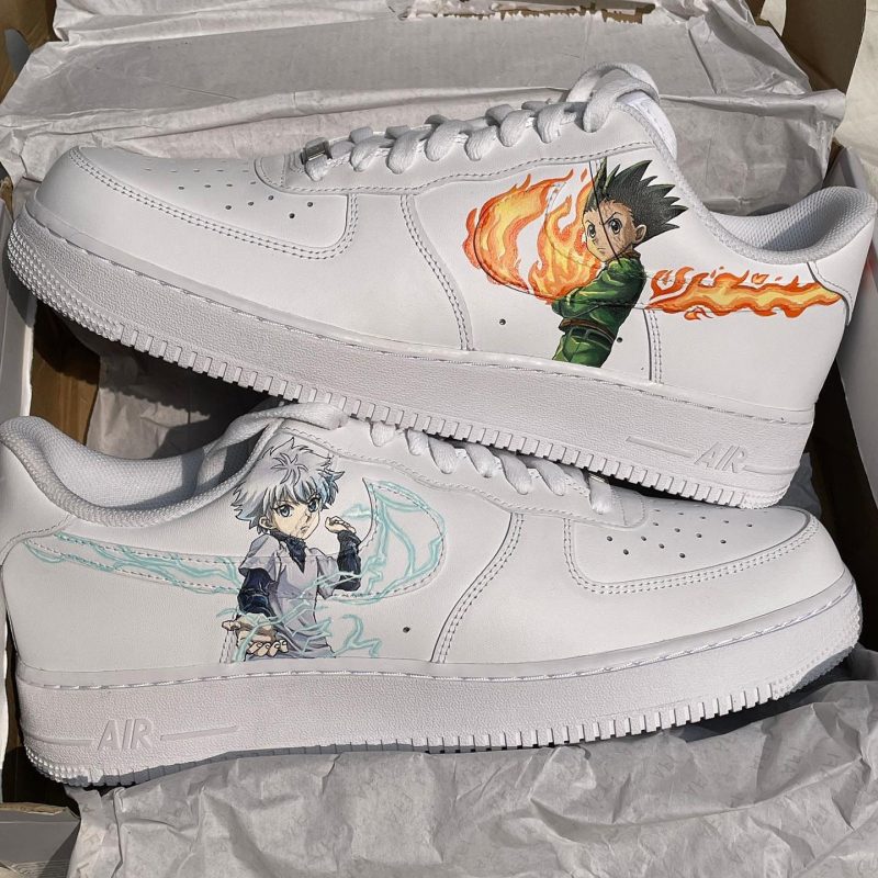 Hunter x Hunter - Gon x Killua Air Force 1 Custom