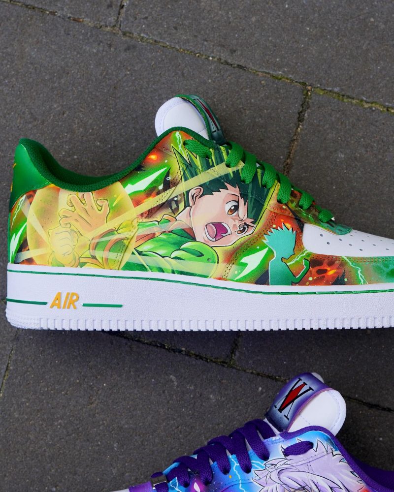 Hunter x Hunter - Gon x Killua Limited Edition Air Force 1 Custom - Image 3