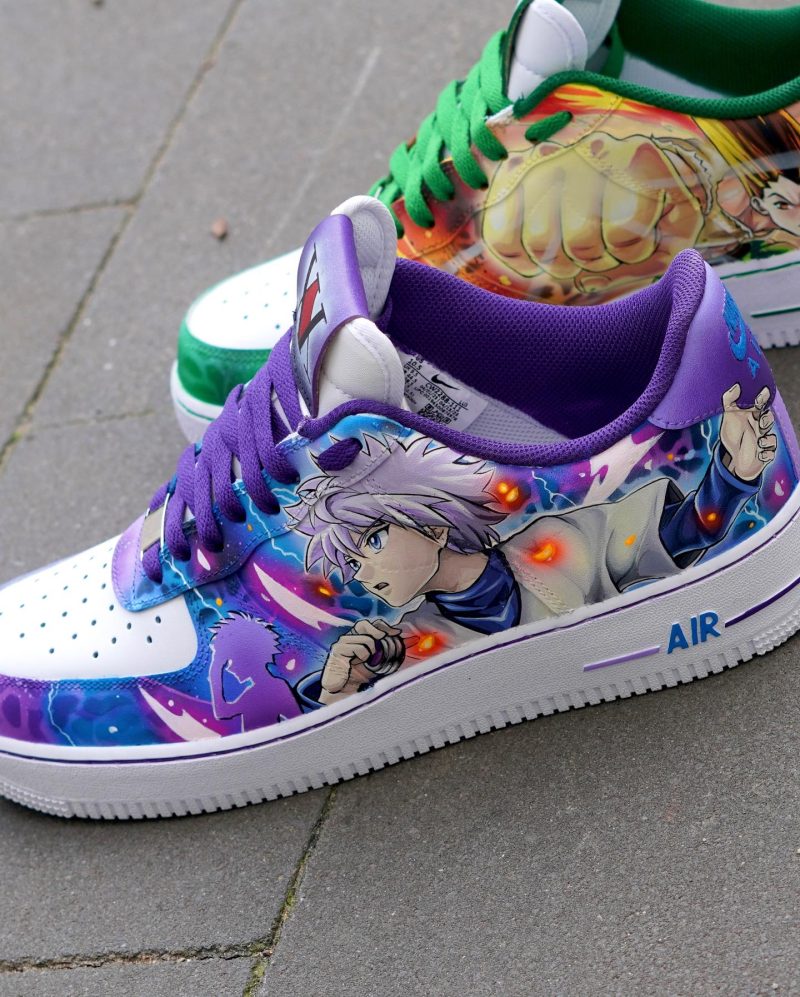 Hunter x Hunter - Gon x Killua Limited Edition Air Force 1 Custom - Image 5