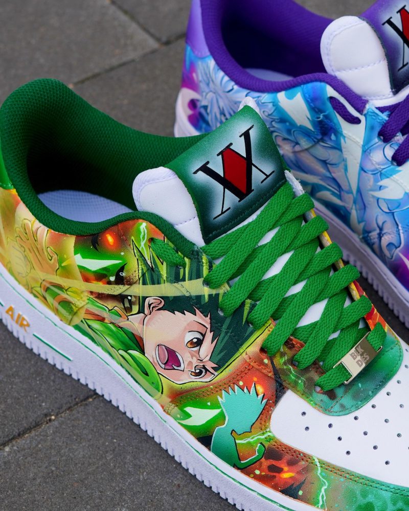Hunter x Hunter - Gon x Killua Limited Edition Air Force 1 Custom - Image 6