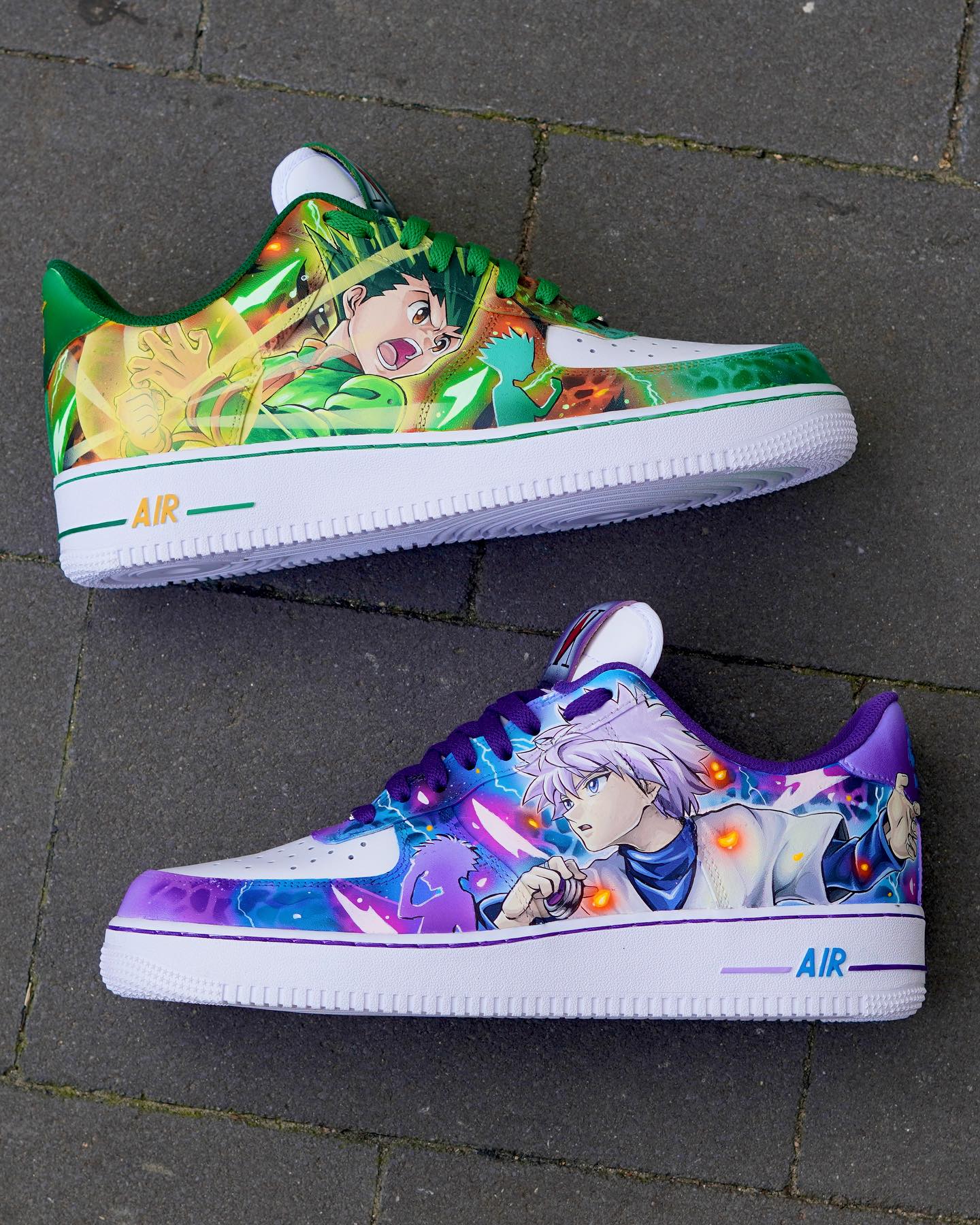 Hunter x Hunter - Gon x Killua Limited Edition Air Force 1 Custom
