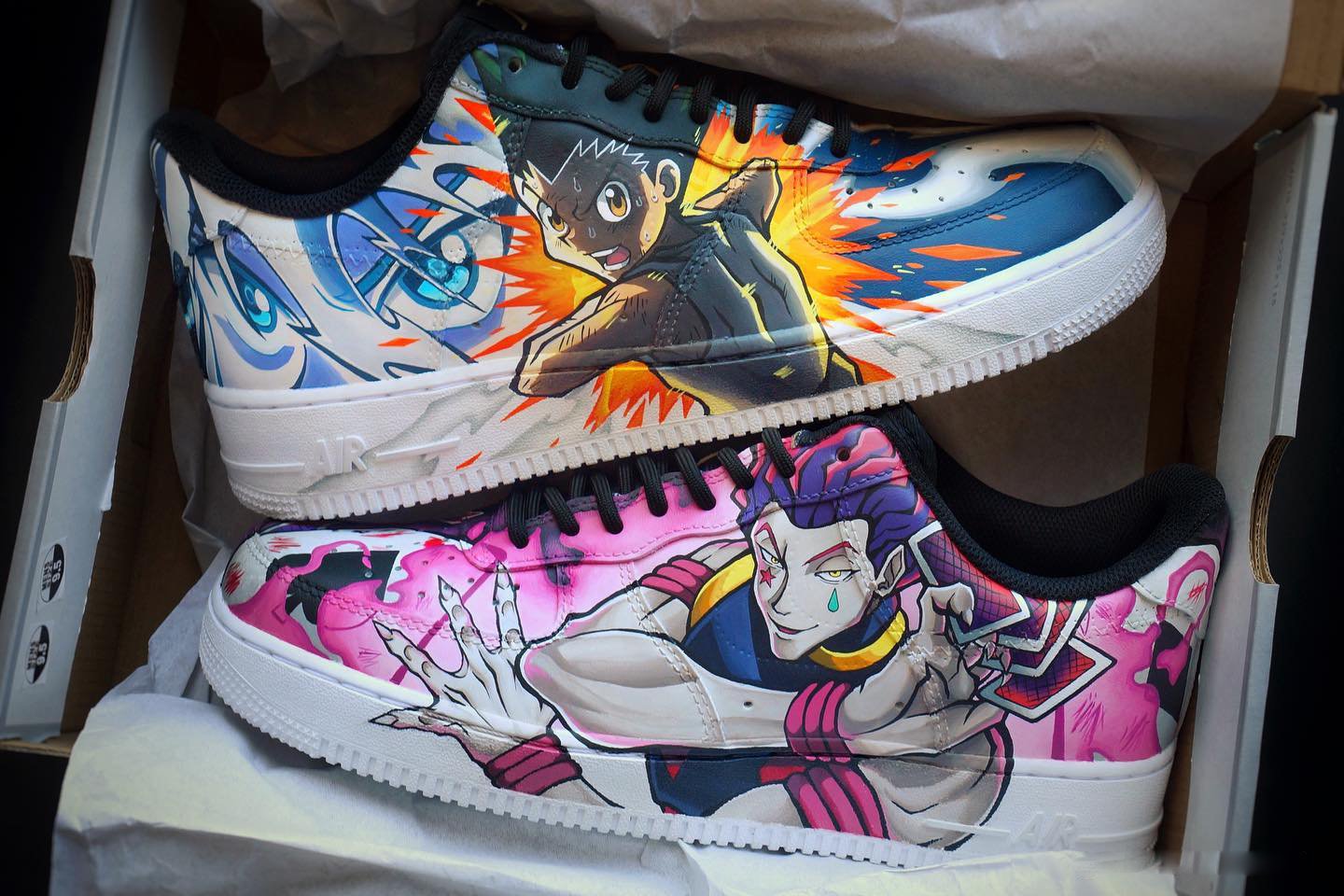 Hunter x Hunter - Gon x Killua x Hisoka Air Force 1 Custom