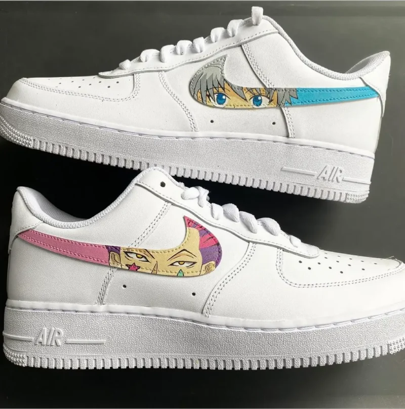 Hunter x Hunter - Killua x Hisoka Anime Eyes Air Force 1 Custom