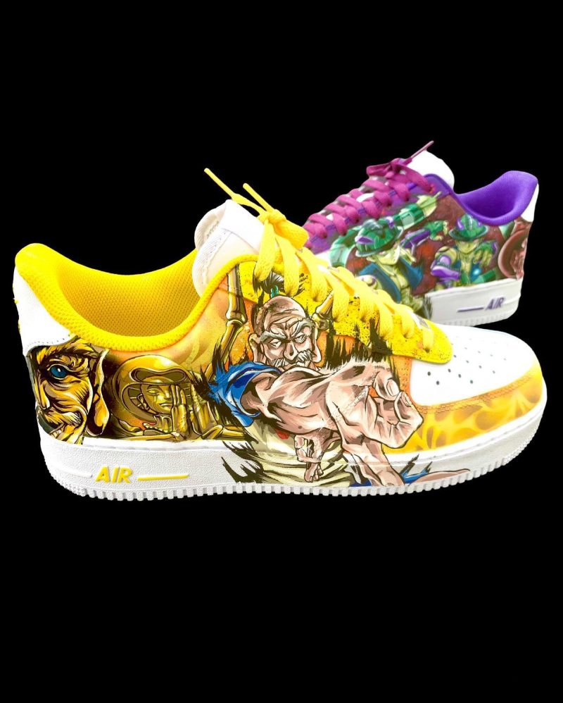 Hunter x Hunter - Meruem x Netero Air Force 1 Custom - Image 2