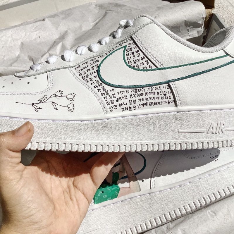 IU Autumn Morning Air Force 1 Custom - Image 3