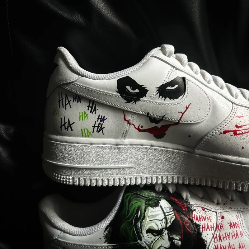 Joker x Batman Air Force 1 Custom - Image 8