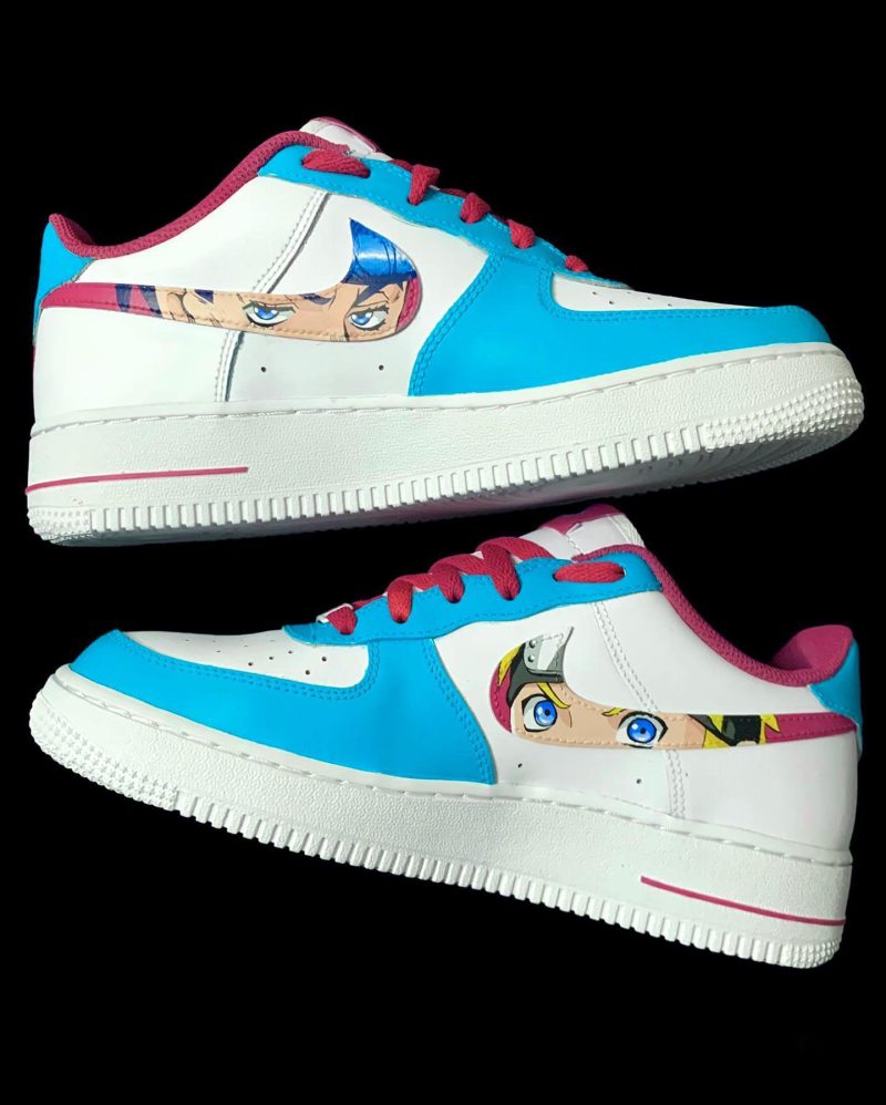 Josuke x Naruto Air Force 1 Custom - Image 2