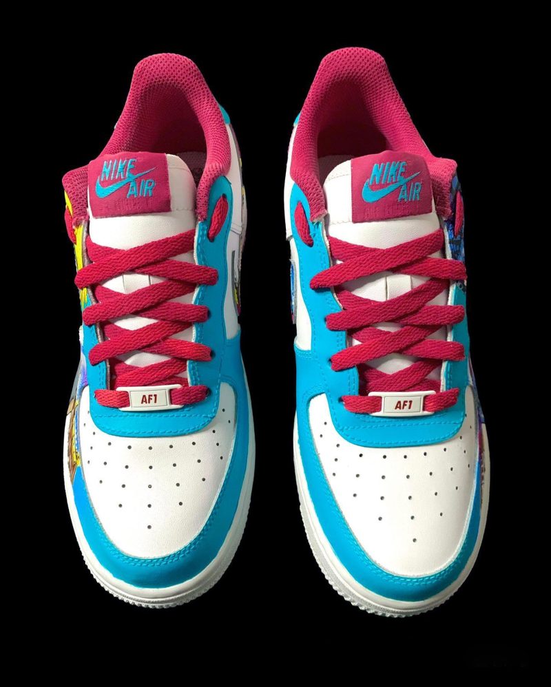 Josuke x Naruto Air Force 1 Custom - Image 3