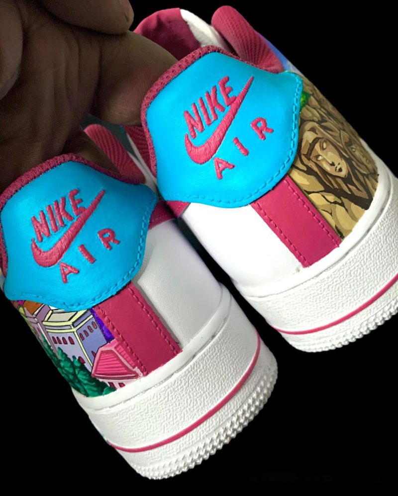 Josuke x Naruto Air Force 1 Custom - Image 4
