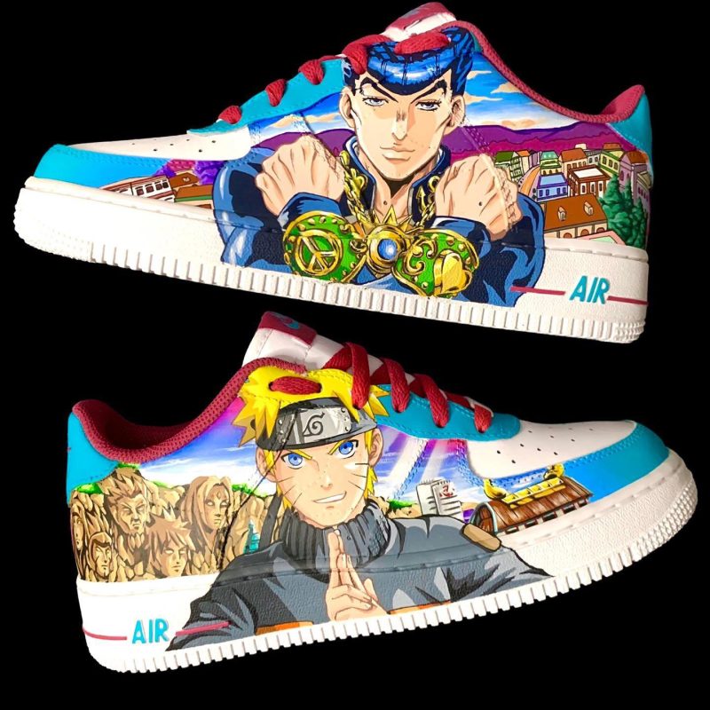 Josuke x Naruto Air Force 1 Custom