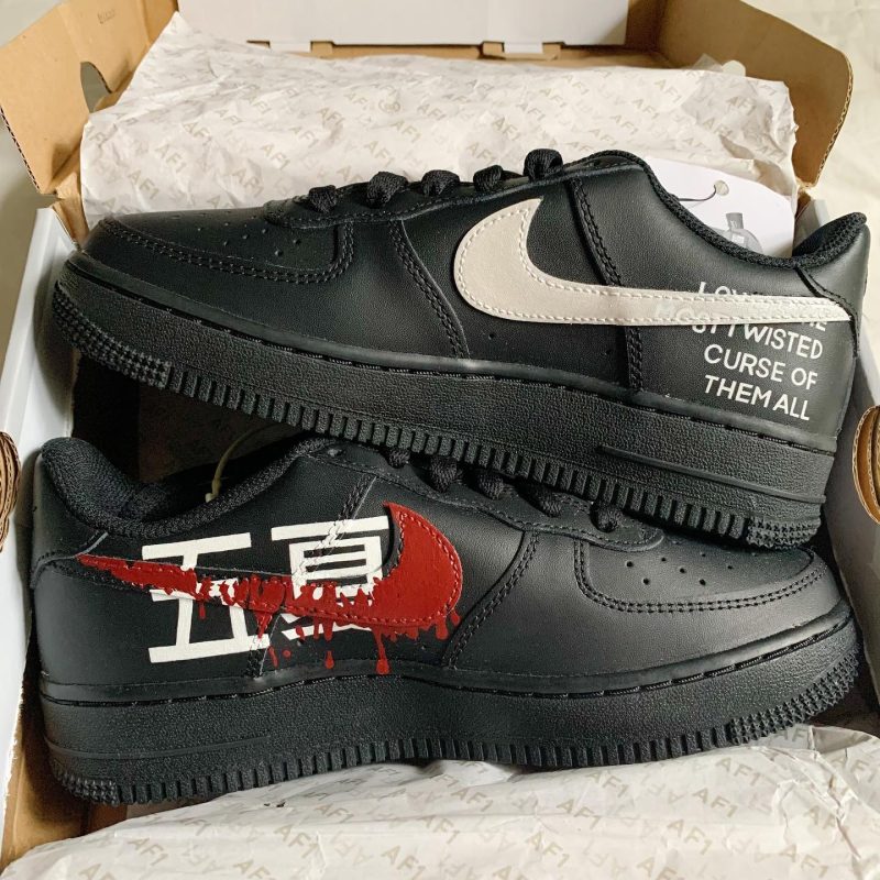 Jujutsu Kaisen - Geto & Gojo Air Force 1 Custom - Image 2