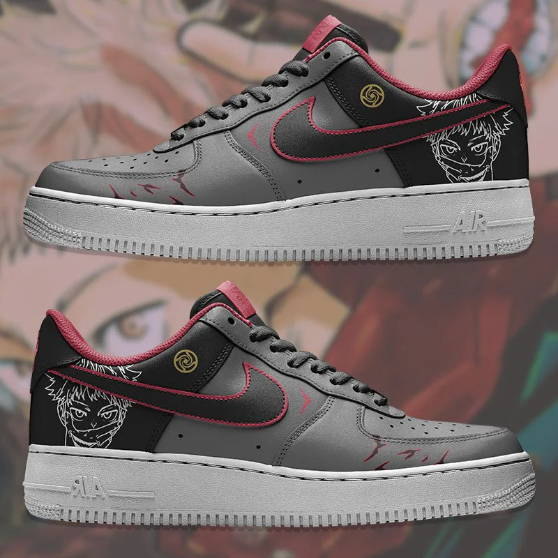 Jujutsu Kaisen - Itadori Black Flash Air Force 1 Custom