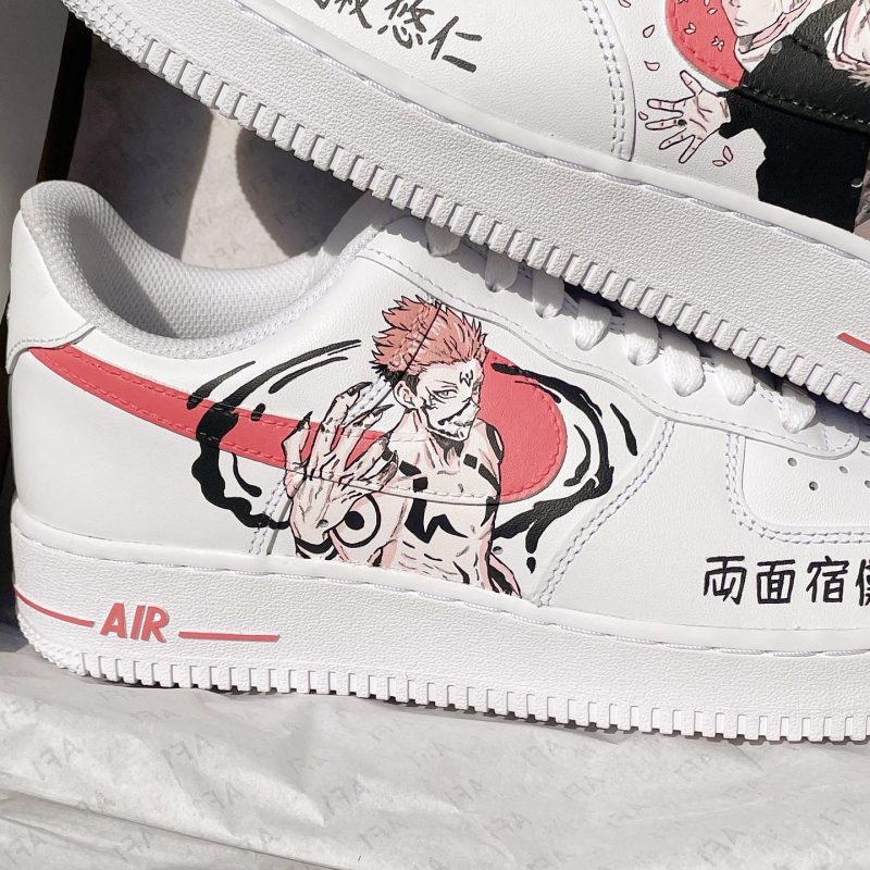 Jujutsu Kaisen - Itadori x Sukuna Air Force 1 Custom - Image 2