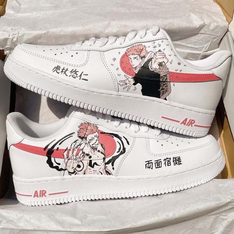 Jujutsu Kaisen - Itadori x Sukuna Air Force 1 Custom