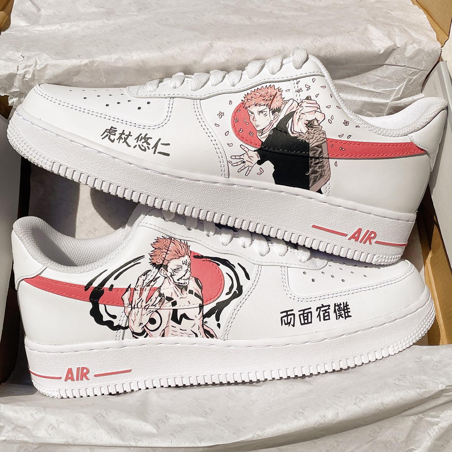 Jujutsu Kaisen - Itadori x Sukuna Air Force 1 Custom