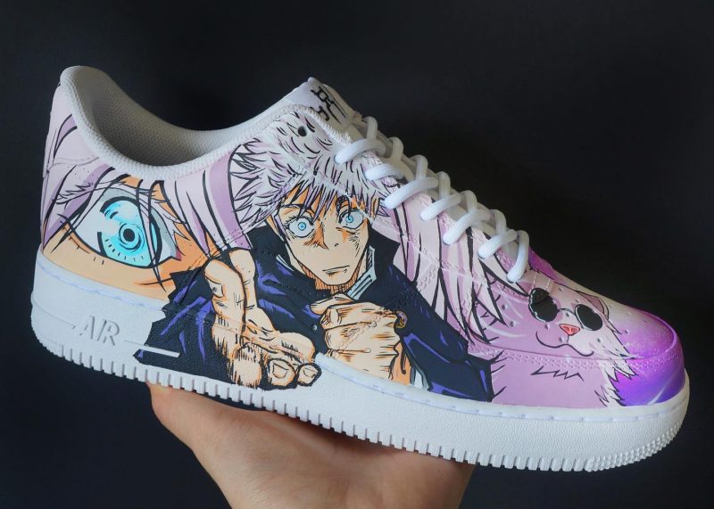 Jujutsu Kaisen - Megumi x Gojo Air Force 1 Custom - Image 2