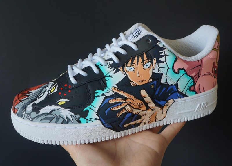 Jujutsu Kaisen - Megumi x Gojo Air Force 1 Custom - Image 4