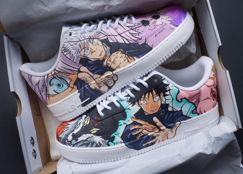 Jujutsu Kaisen - Megumi x Gojo Air Force 1 Custom
