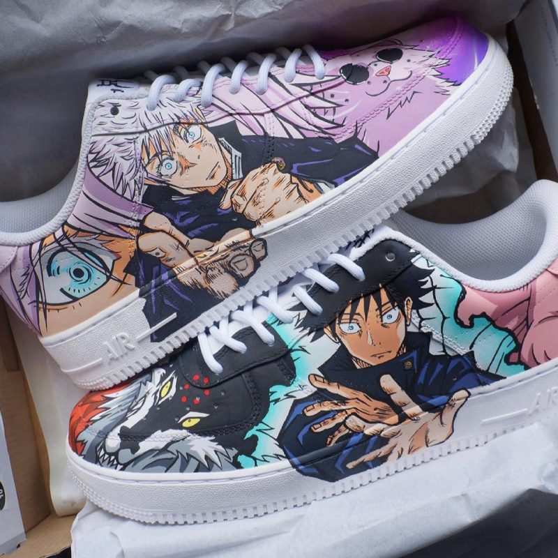 Jujutsu Kaisen - Megumi x Gojo Air Force 1 Custom