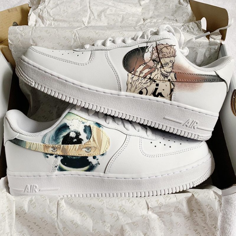 Jujutsu Kaisen Reflective Air Force 1 Custom