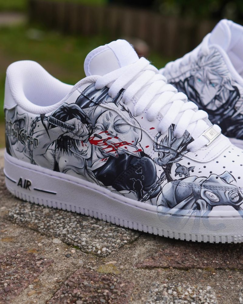 Jujutsu Kaisen - Toji x Gojo Air Force 1 Custom - Image 2