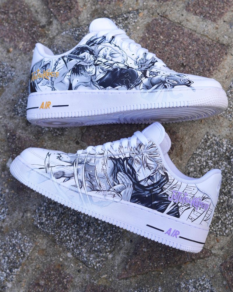 Jujutsu Kaisen - Toji x Gojo Air Force 1 Custom - Image 5