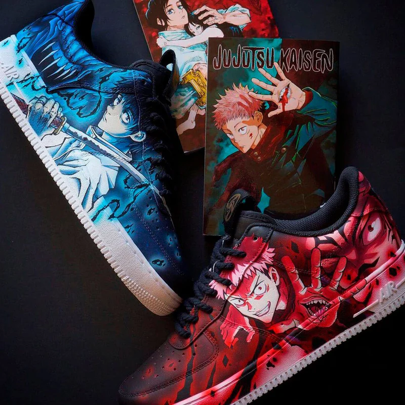 Jujutsu Kaisen - Yuta x Itadori Air Force 1 Custom
