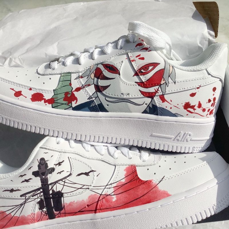 Kakashi x Itachi Air Force 1 Custom - Naruto - Image 3