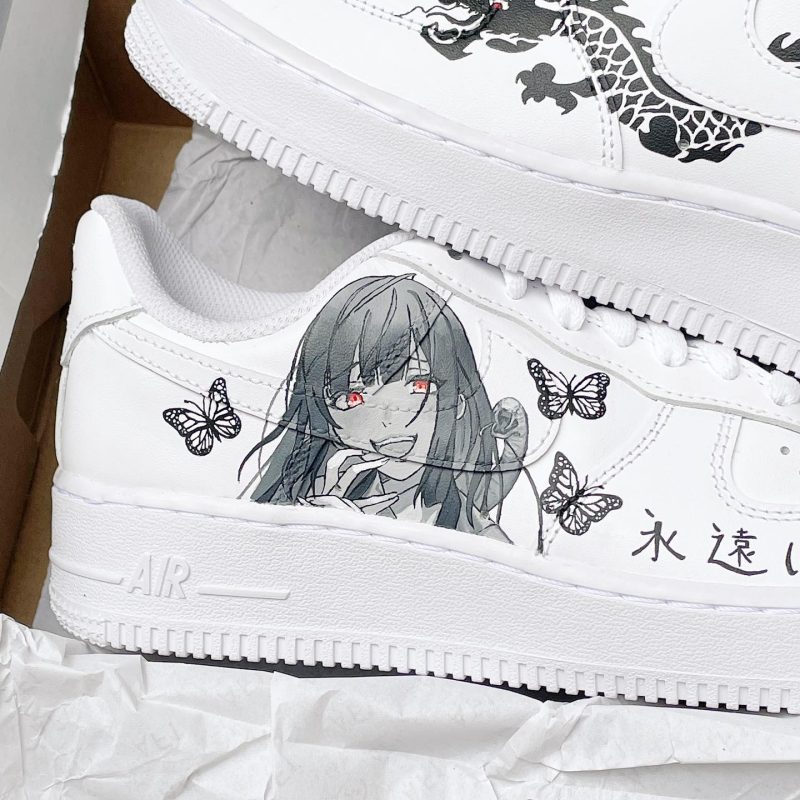 Yumeko Jabami Air Force 1 Custom - Kakegurui - Image 2