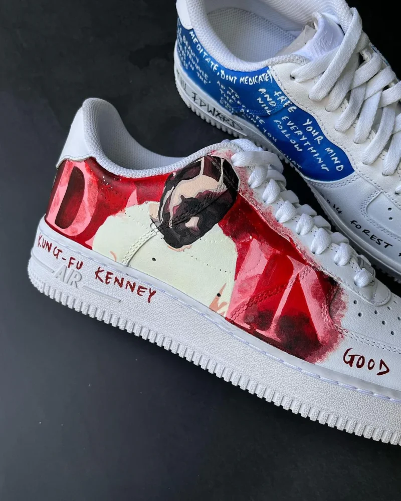 Kendrick x Jcole Air Force 1 Custom - Image 3