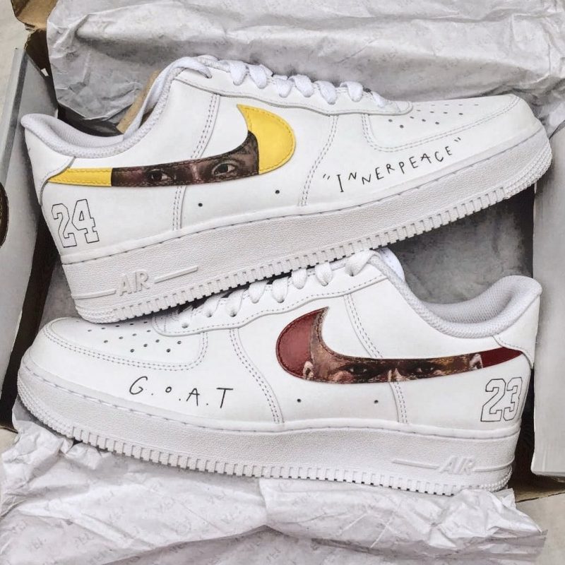 Kobe Bryant x LeBron James Air Force 1 Custom