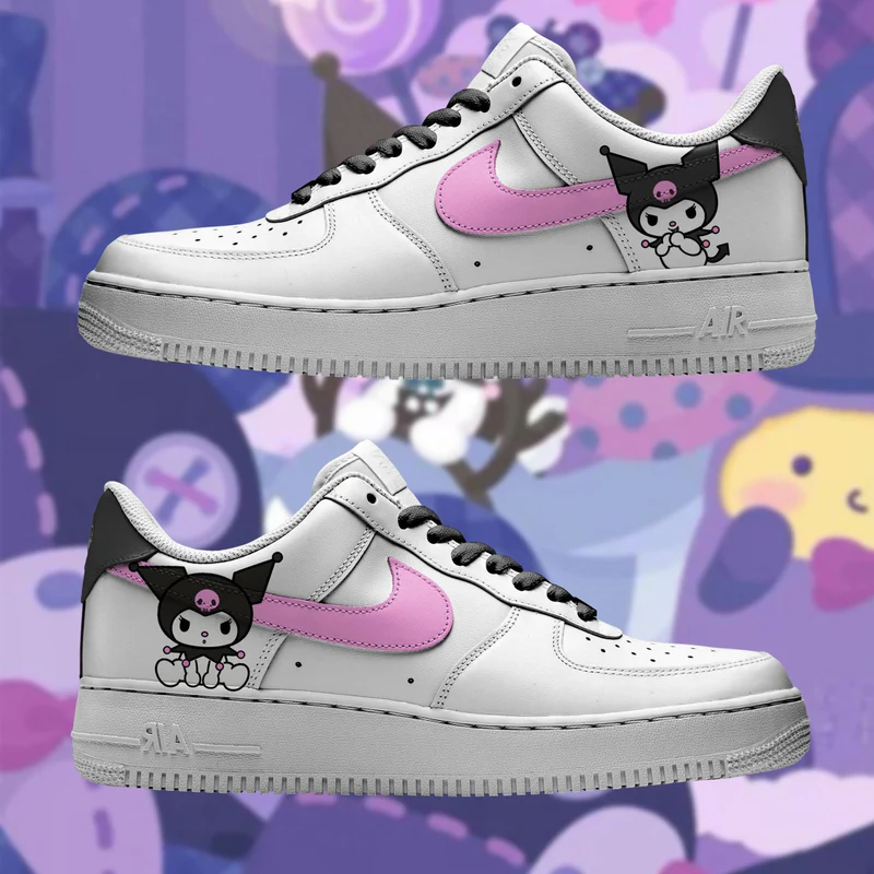 Kuromi Pink Air Force 1 Custom