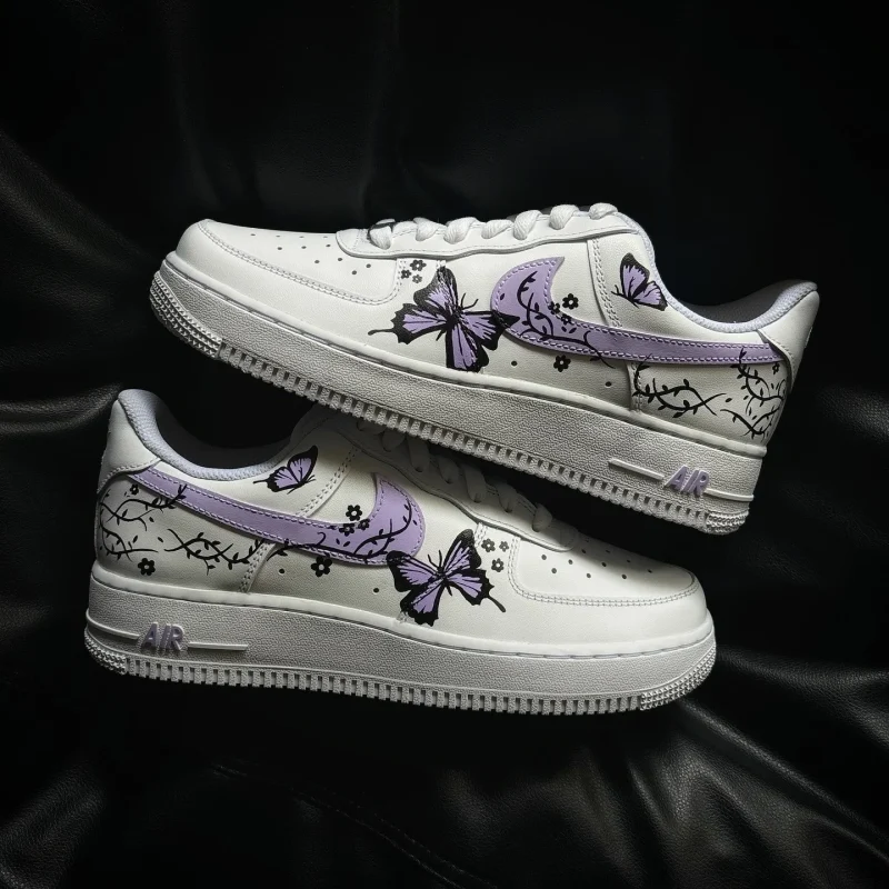 Lavender Dreamland Butterfly Air Force 1 Custom