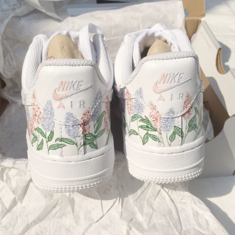 Lavender Garden Air Force 1 Custom - Image 2